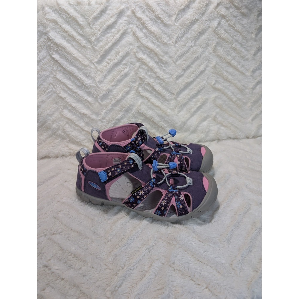 S6 KEEN Kids' Seacamp II CNX Water‎ Sandals Size 5 Color purple and pink New